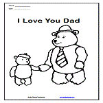 Fathers Day Coloring Page 4