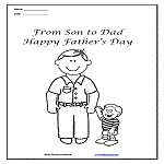 Fathers Day Coloring Page 5
