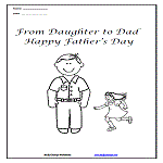 Fathers Day Coloring Page 6