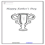 Fathers Day Coloring Page 7
