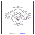 Flower Coloring Page 14