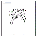Flower Coloring Page 7