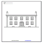 House Coloring Page 2