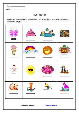 Seasons Worksheet Grade 2 - A Worksheet Blog